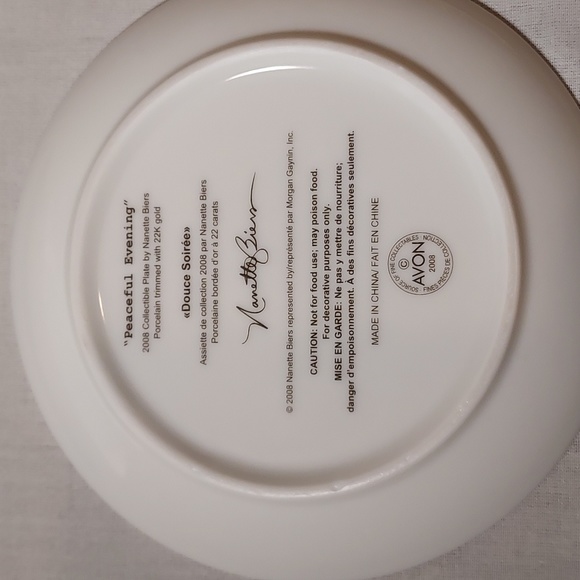 Vintage Avon 2008 Mother's Day Plate African American Design in Original Box - Picture 4 of 6